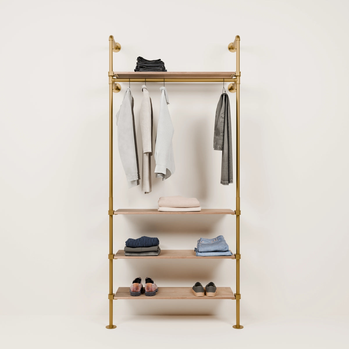 KIM 1 OAK – 4 ripiani | oro