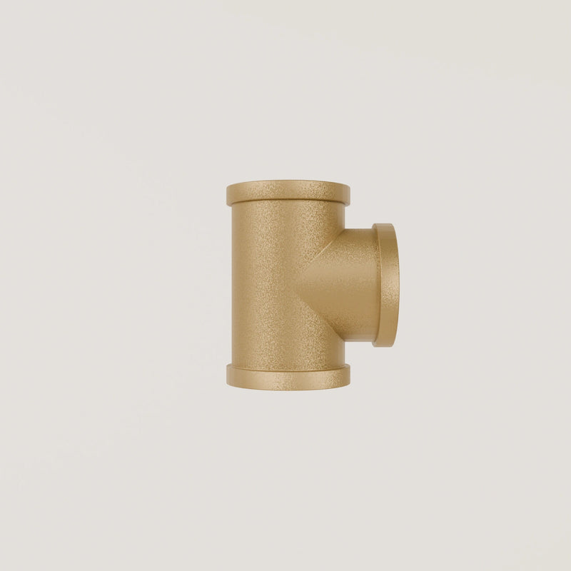 T Stück Verbinder – Gold