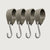 Ganci S – Set da 4 | con anello in gomma