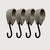 Ganci S – Set da 4 | con anello in gomma