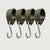Ganci S – Set da 4 | con anello in gomma