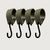 Ganci S – Set da 4 | con anello in gomma