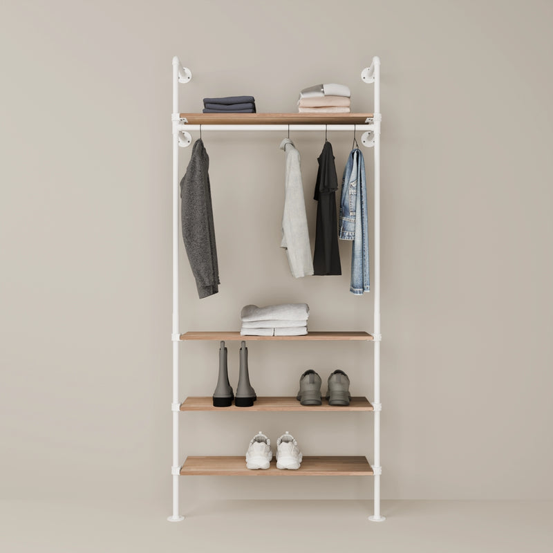 KIM 1 OAK – 4 ripiani | bianco