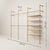 KIM DOUBLE 3 OAK – 5 ripiani | oro