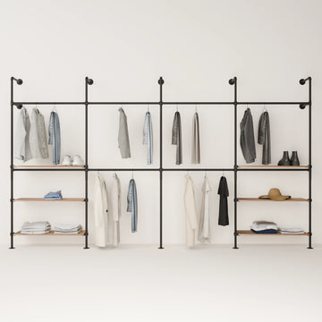 KIM DOUBLE 4 OAK – 6 ripiani