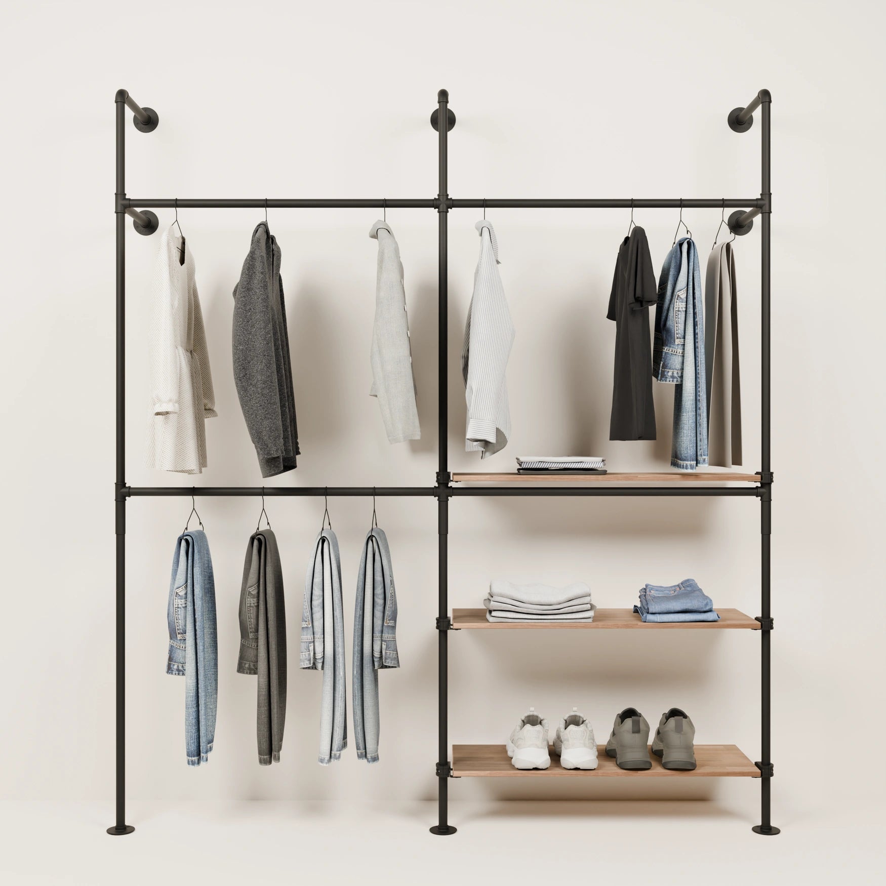offener Kleiderschrank Metall pamo