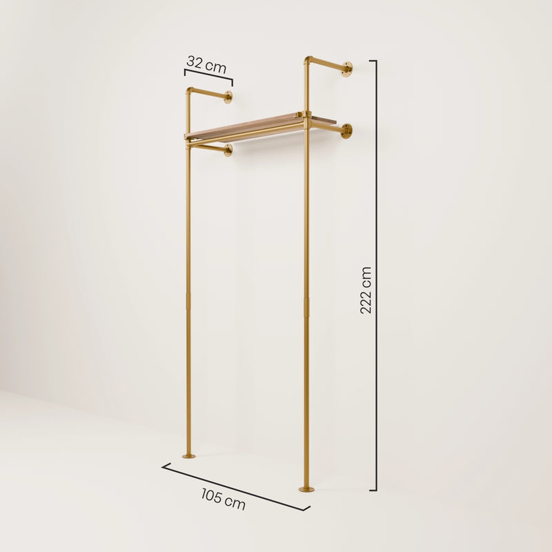 KIM 1 OAK – 1 ripiano superiore | oro
