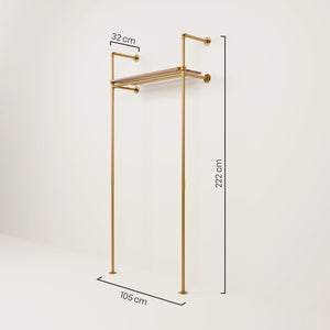 KIM 1 OAK – 1 ripiano superiore | oro