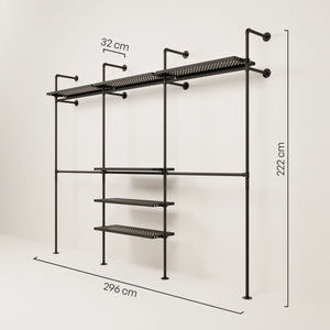 KIM DOUBLE 3 METAL – 6 shelves