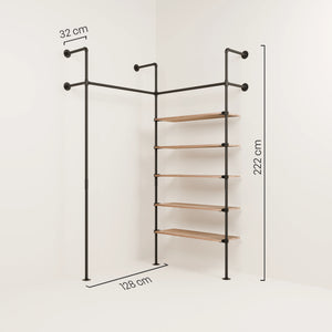 KIM EDGE 2 OAK – 5 ripiani destra