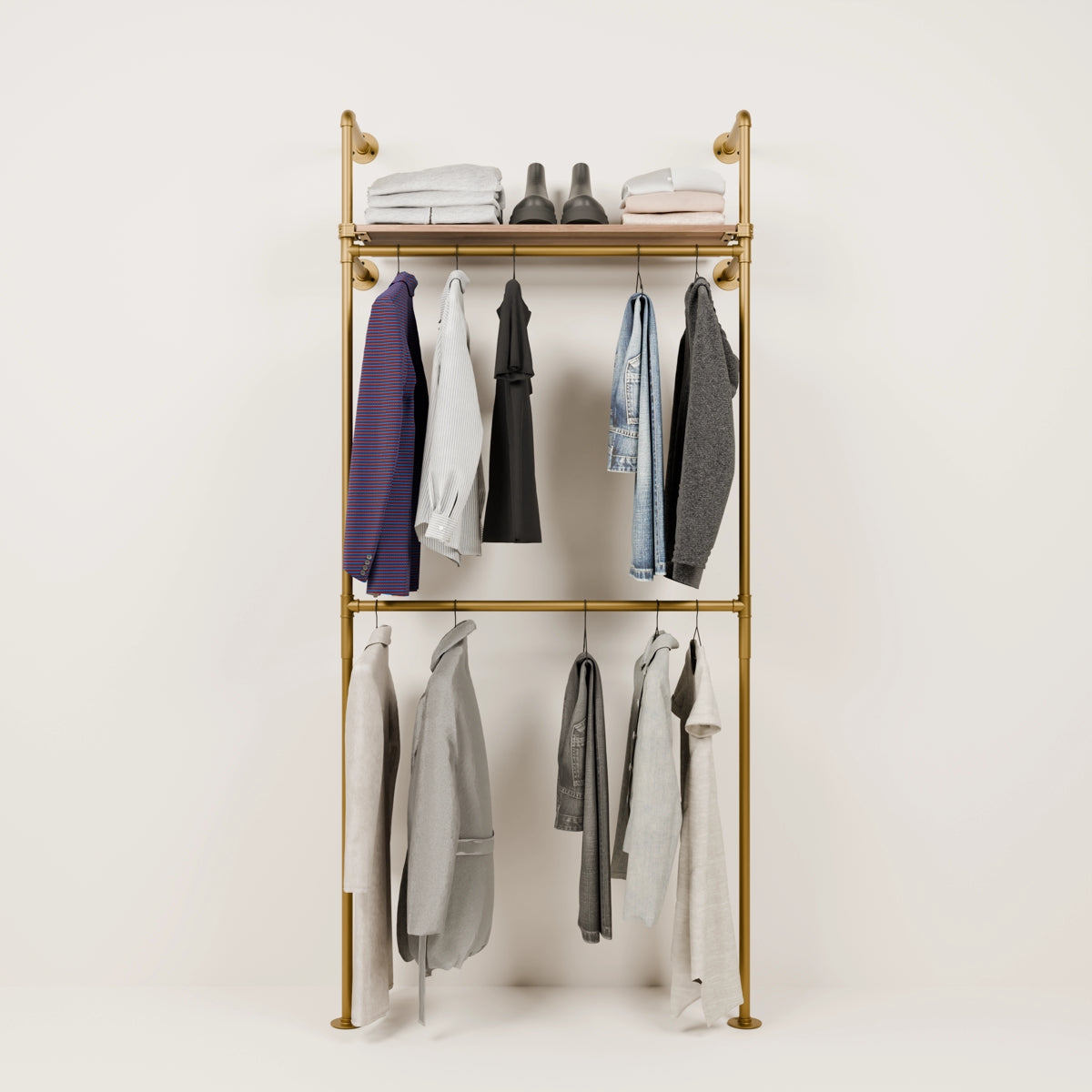 KIM DOUBLE 1 OAK – 1 ripiano | oro