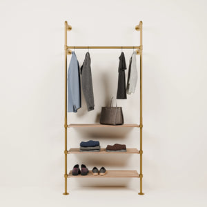 KIM 1 OAK – 3 ripiani | oro