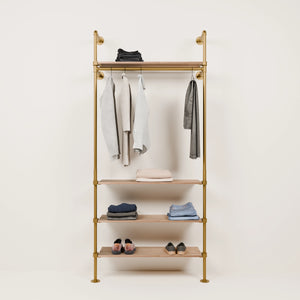 KIM 1 OAK – 4 ripiani | oro