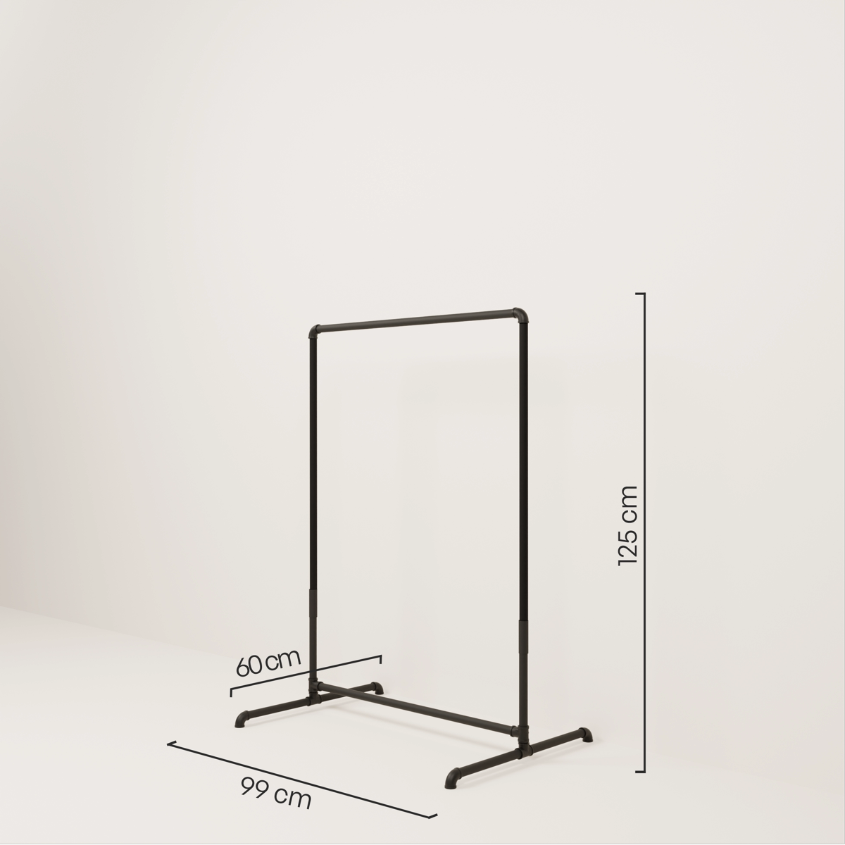 LAS LOW 1 – Low clothes rack