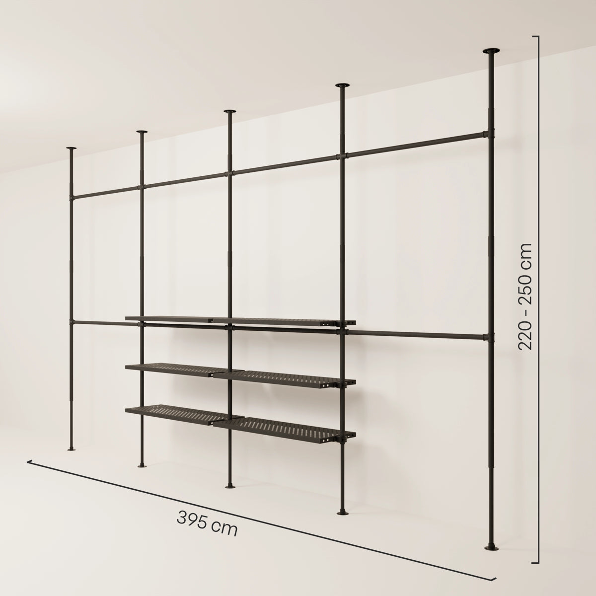 LOFT 4 METAL – 6 center shelves