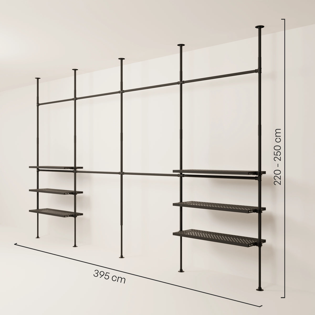 LOFT 4 METAL – 6 ripiani esterni