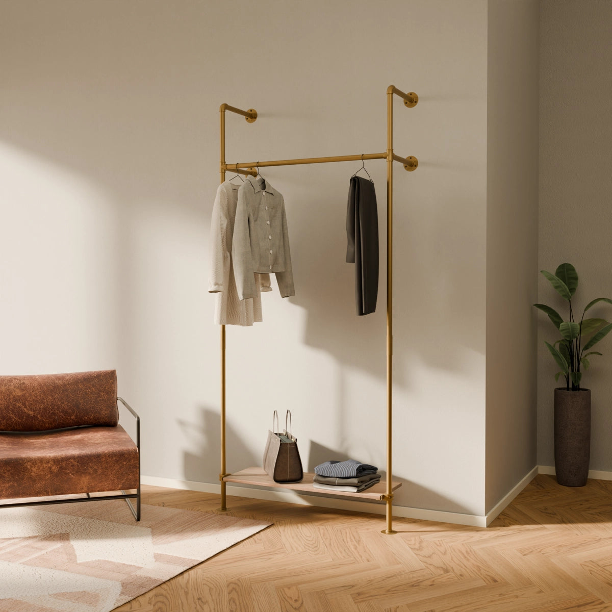 KIM 1 OAK – 1 ripiano inferiore | oro