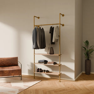 KIM 1 OAK – 3 ripiani | oro
