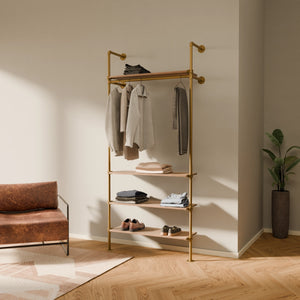 KIM 1 OAK – 4 ripiani | oro