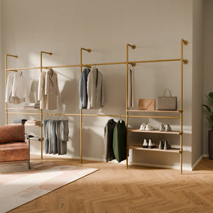KIM DOUBLE 4 OAK – 6 ripiani | oro