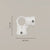 Morsetto angolare a 3 pieghe Fitting Open – Bianco