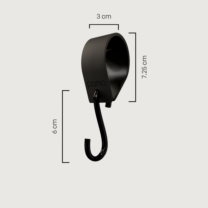 Ganci S – Set da 4 | con anello in gomma