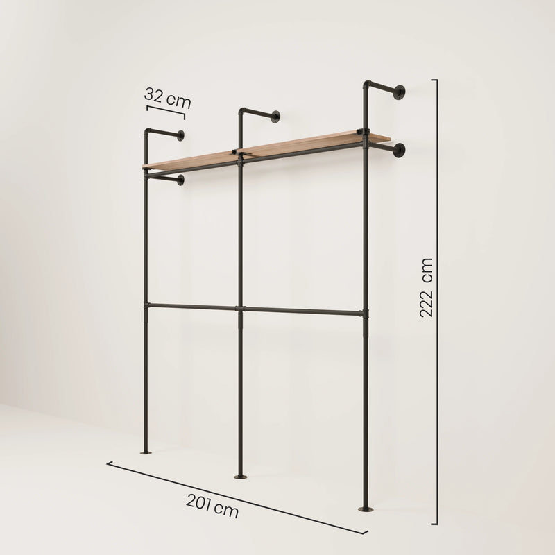 KIM DOUBLE 2 OAK – 2 ripiani