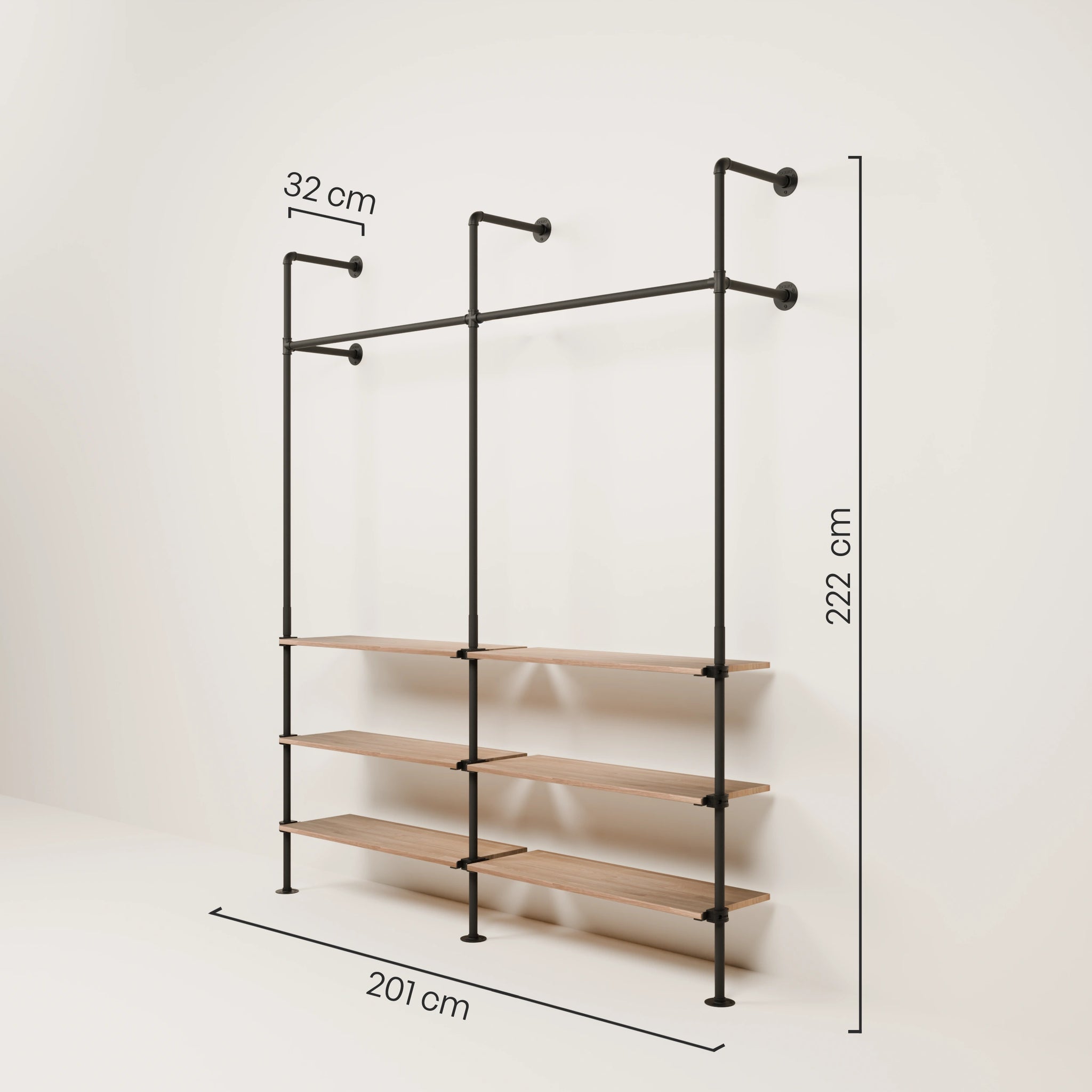 KIM 2 OAK – 6 ripiani