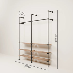 KIM 2 OAK – 6 ripiani