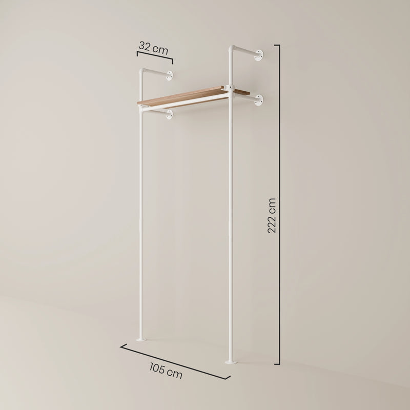 KIM 1 OAK – 1 ripiano superiore | bianco