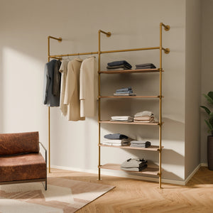 KIM 2 OAK – 5 ripiani | oro