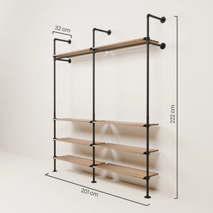 KIM 2 OAK – 8 ripiani