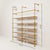 KIM 2 OAK – 10 shelves | gold
