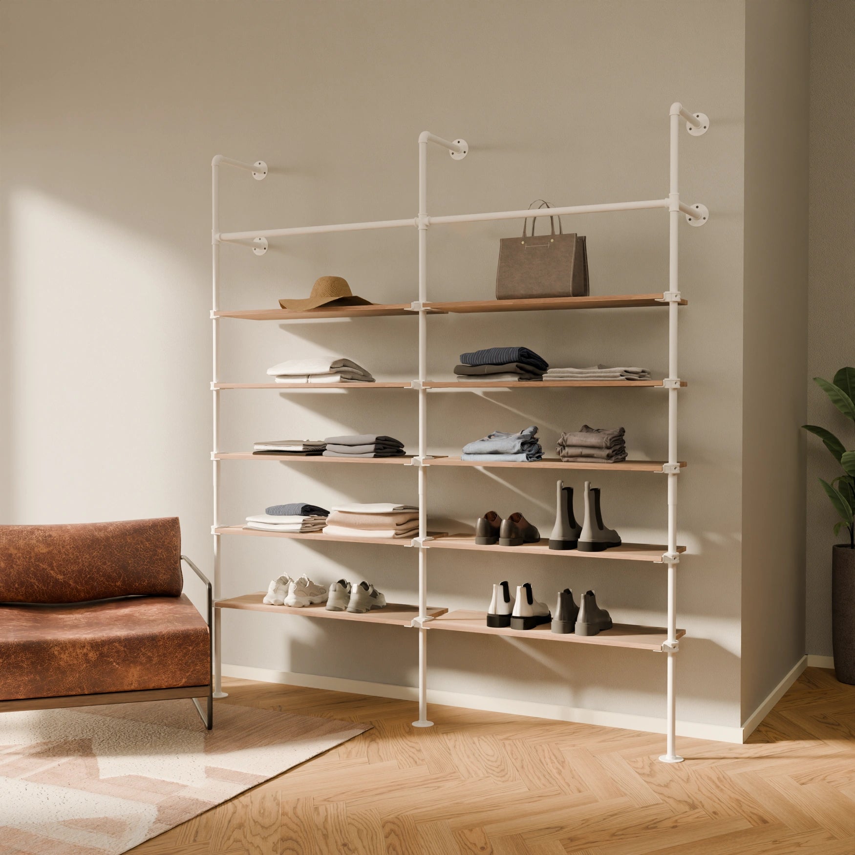 KIM 2 OAK – 10 ripiani | bianco