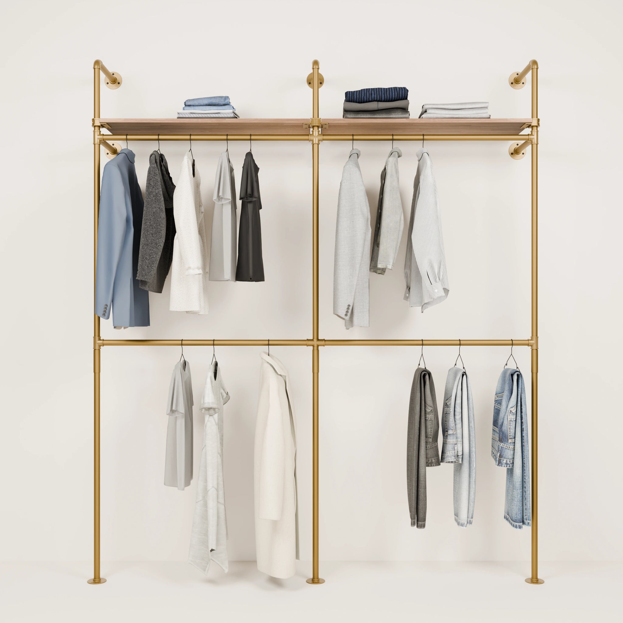 KIM DOUBLE 2 OAK – 2 ripiani superiori | oro