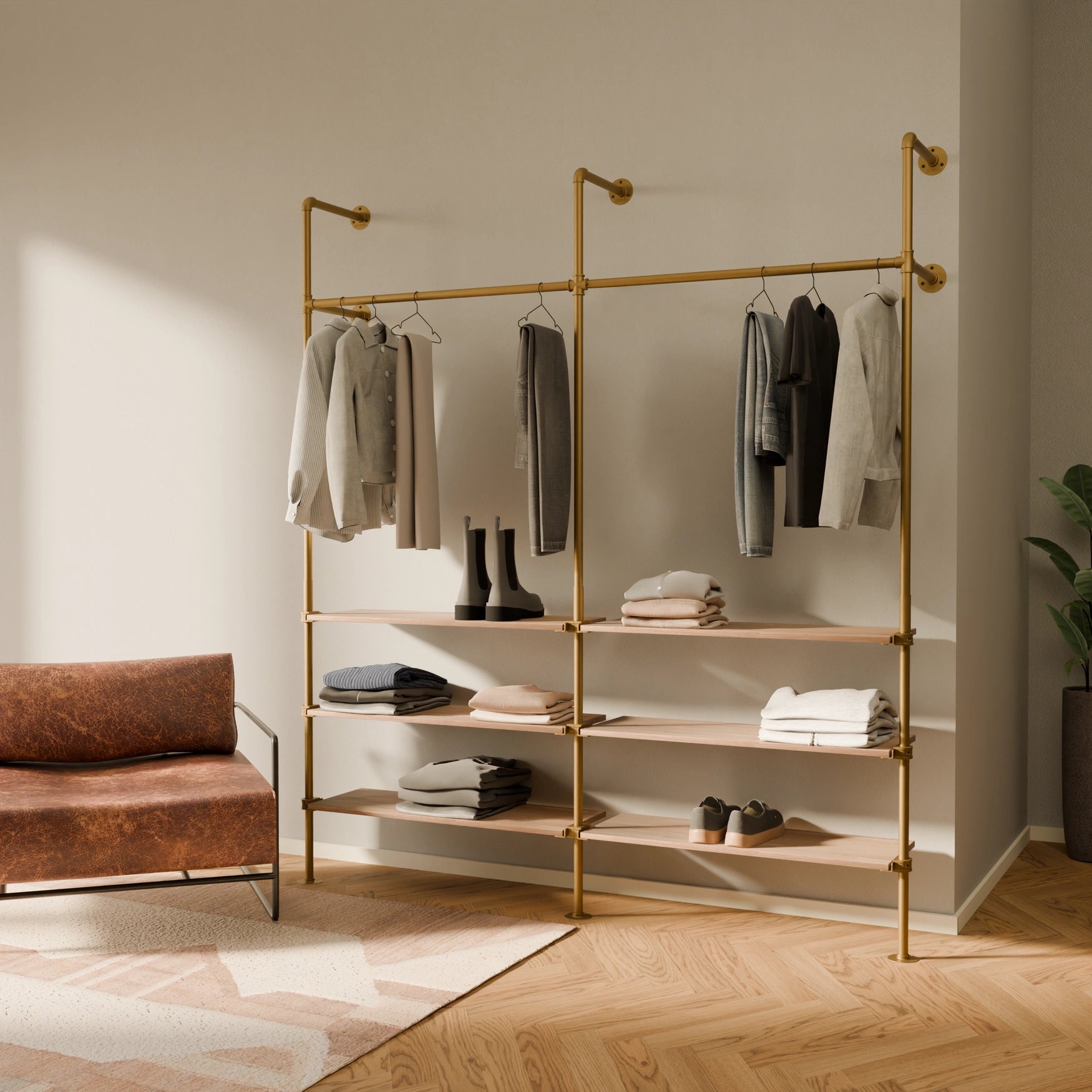 KIM 2 OAK – 6 ripiani | oro