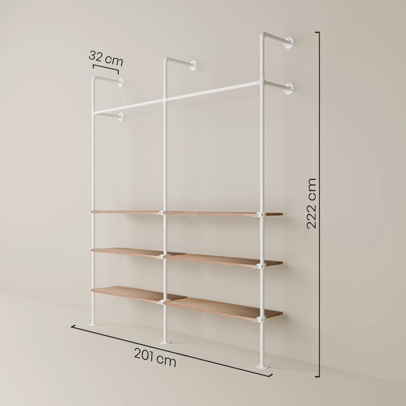 KIM 2 OAK – 6 ripiani | bianco