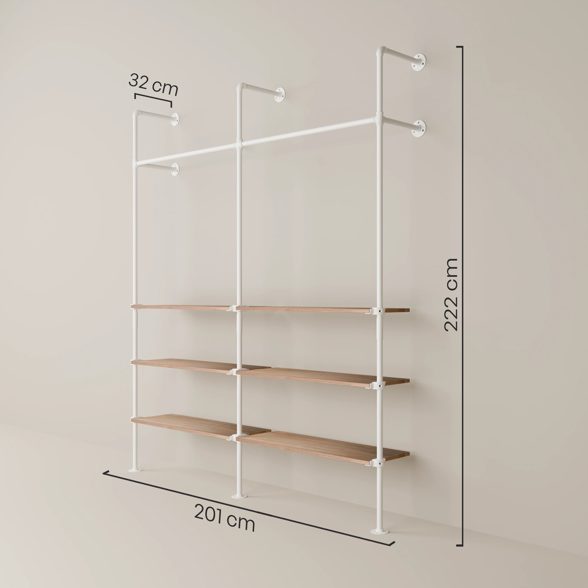 KIM 2 OAK – 6 ripiani | bianco
