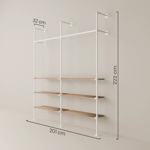 KIM 2 OAK – 6 ripiani | bianco