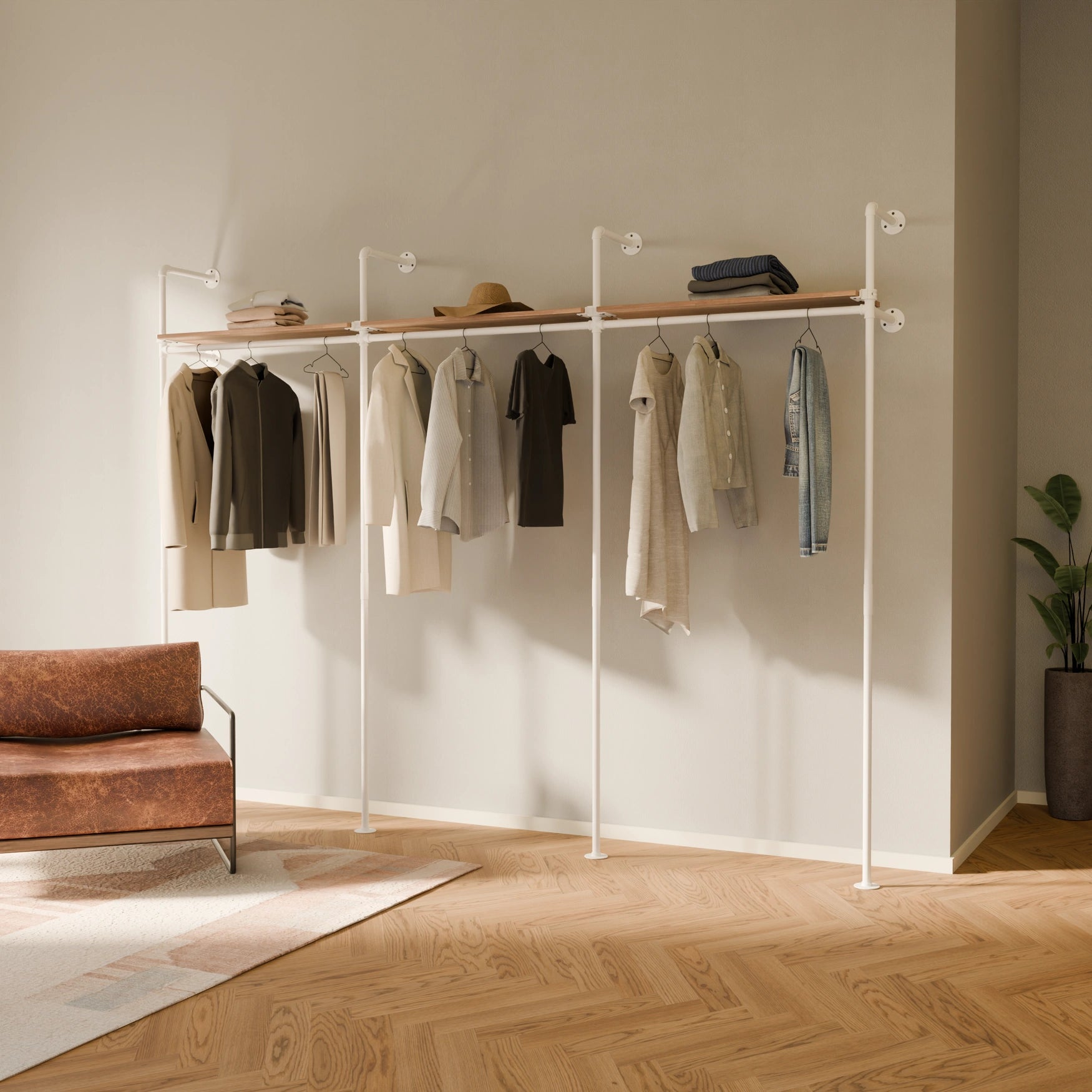 KIM 3 OAK – 3 ripiani superiori | bianco