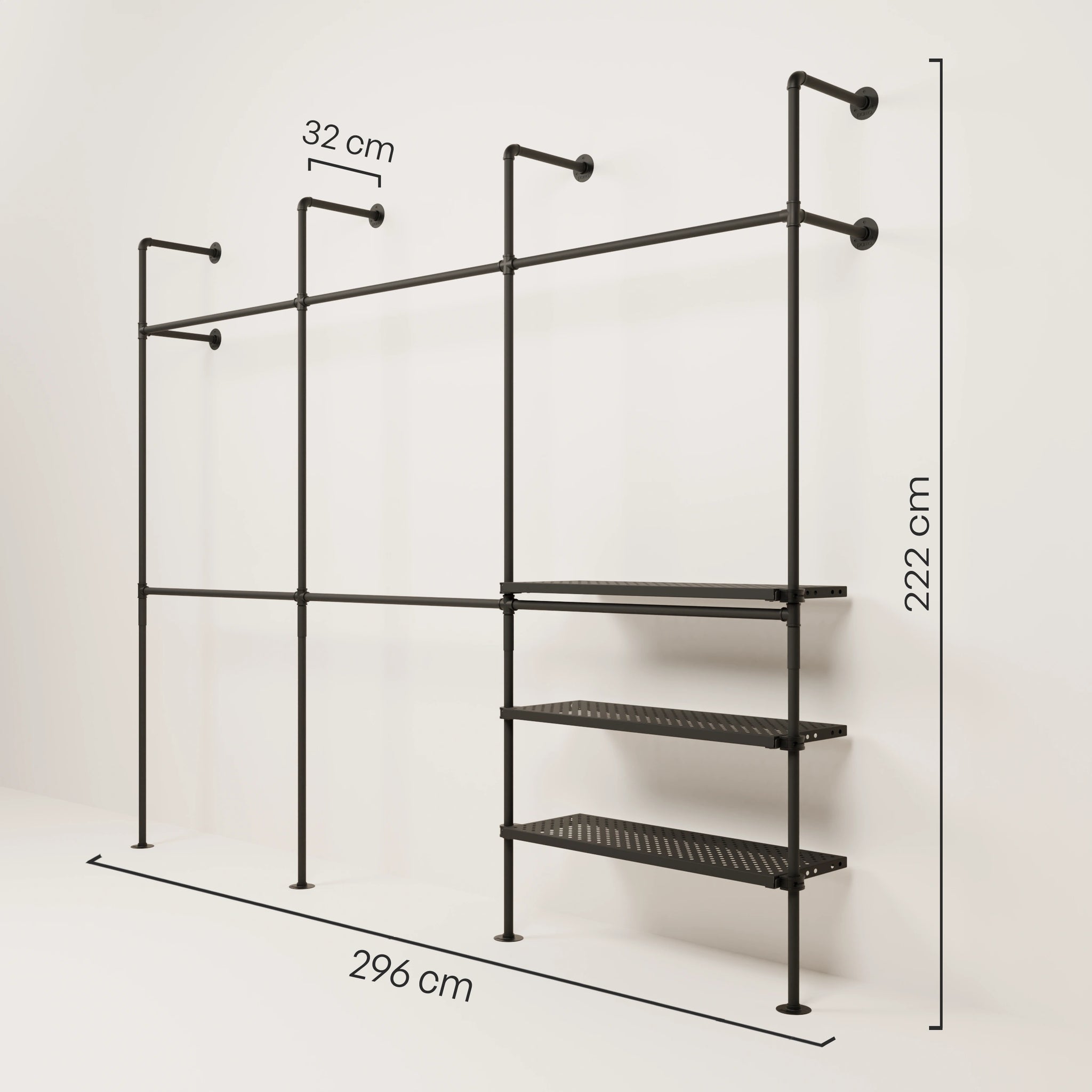 KIM DOUBLE 3 METAL – 3 ripiani