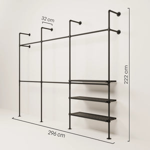 KIM DOUBLE 3 METAL – 3 ripiani
