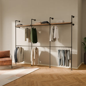 KIM DOUBLE 3 OAK – 3 ripiani in alto