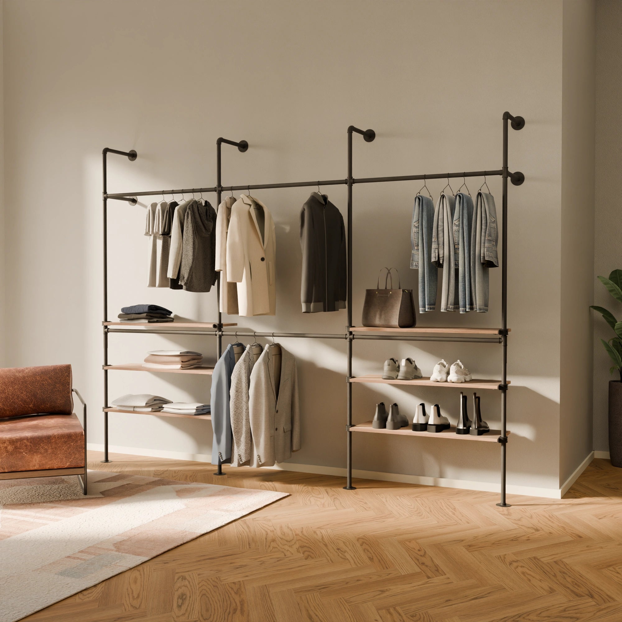 KIM DOUBLE 3 OAK – 6 ripiani esterni
