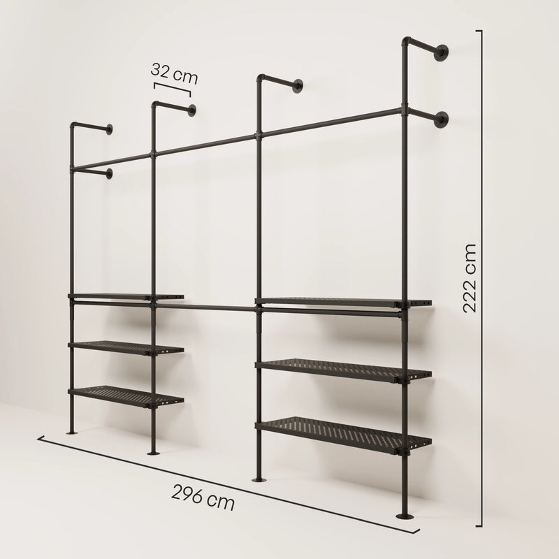 KIM DOUBLE 3 METAL – 6 ripiani esterni