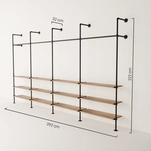 KIM 4 OAK – 12 ripiani