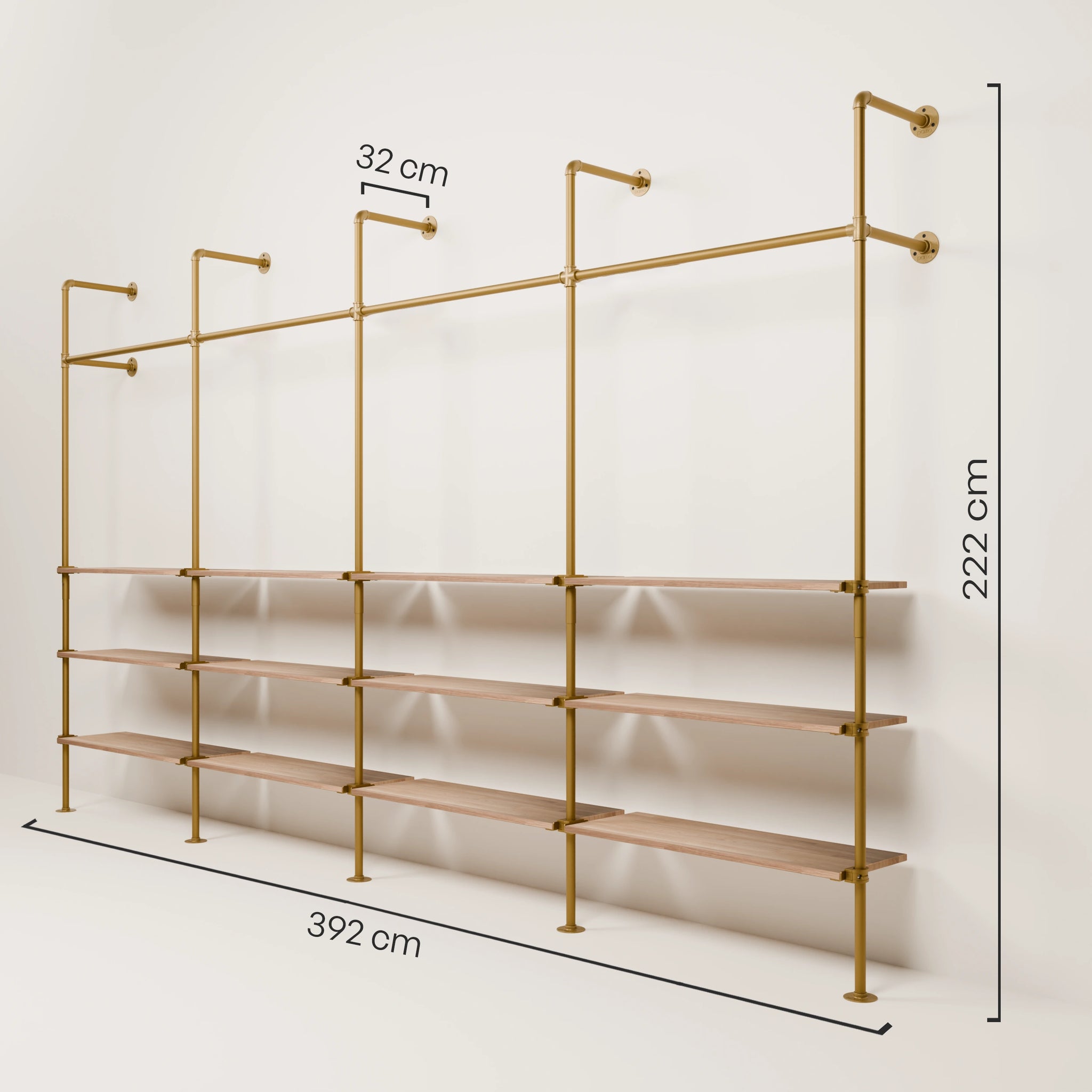 KIM 4 OAK – 12 ripiani | oro
