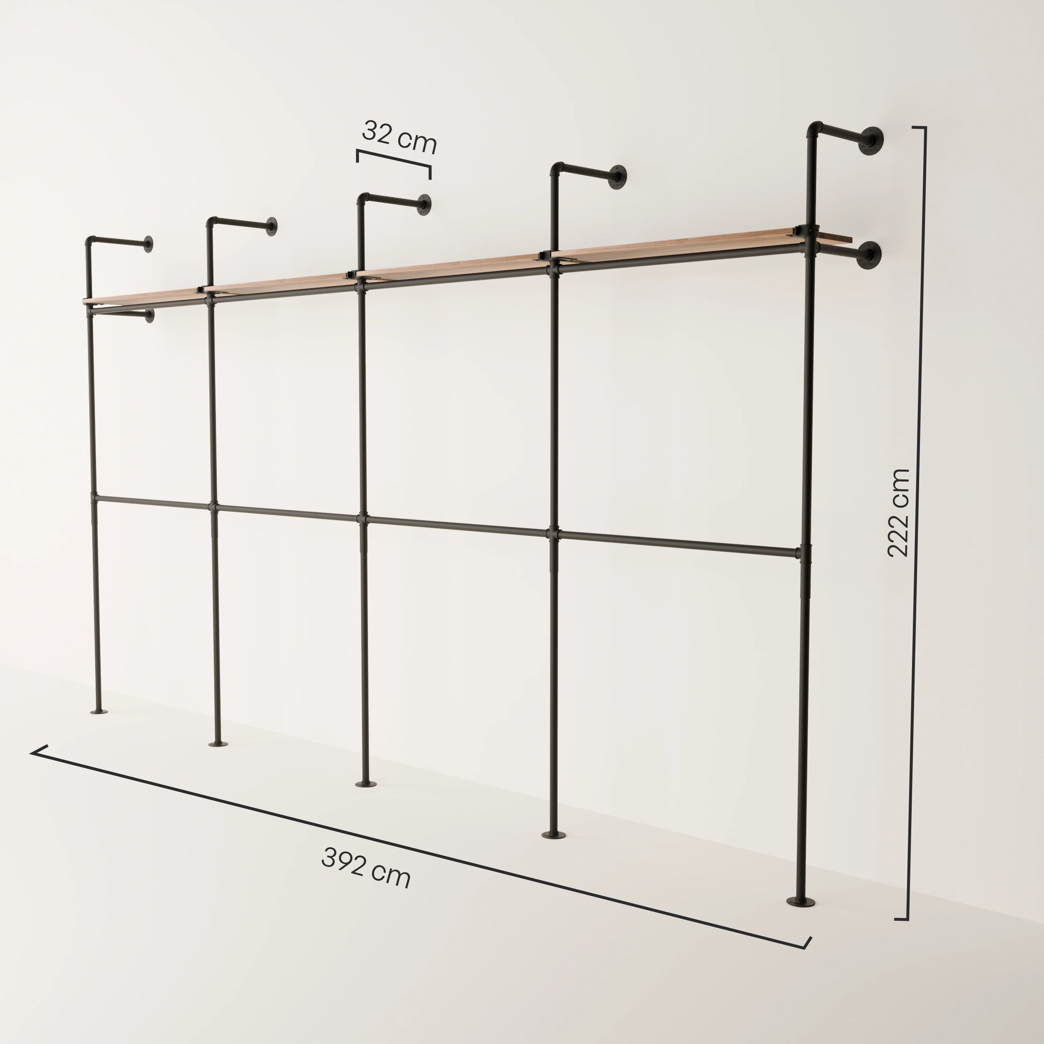 KIM DOUBLE 4 OAK – 4 ripiani