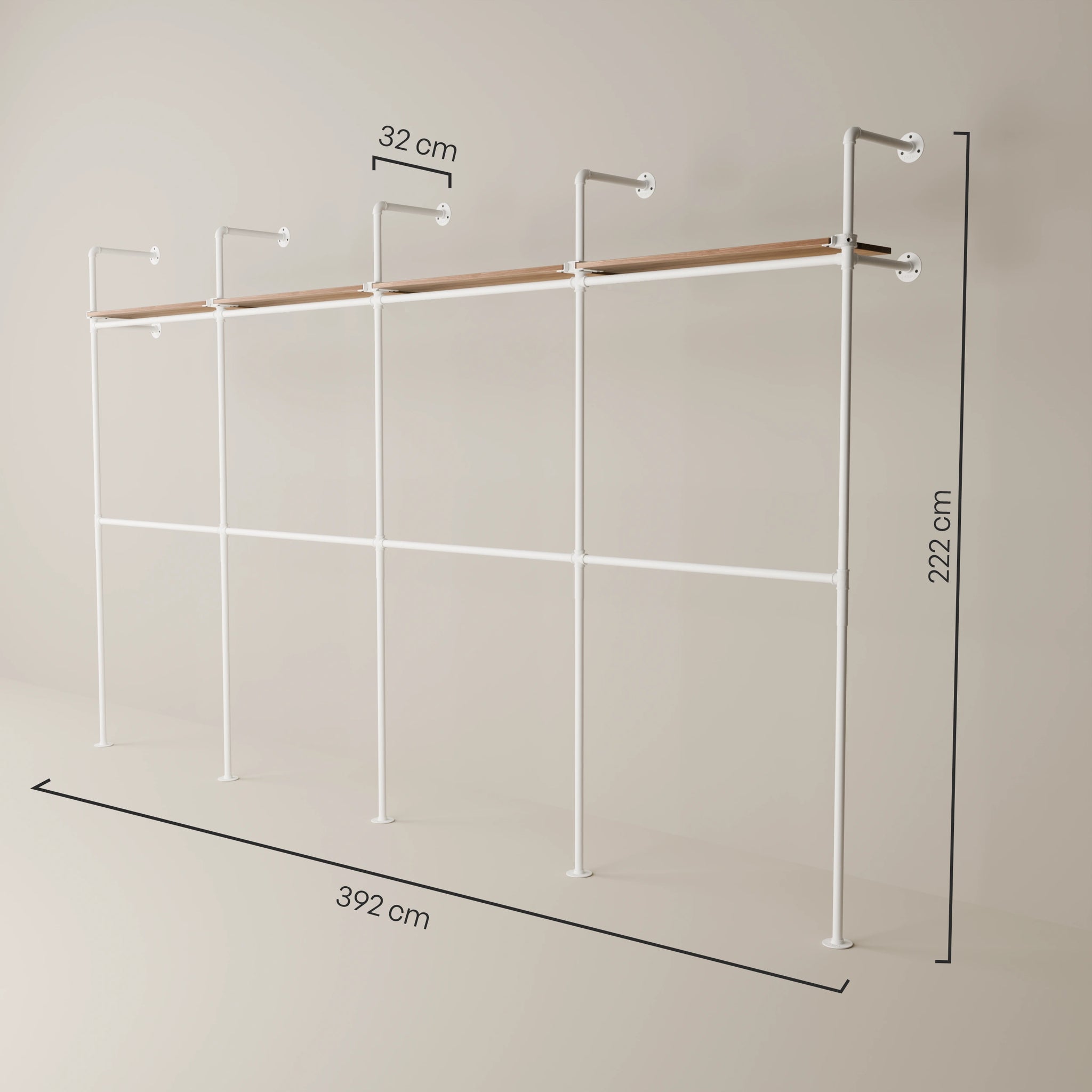 KIM DOUBLE 4 OAK – 4 ripiani