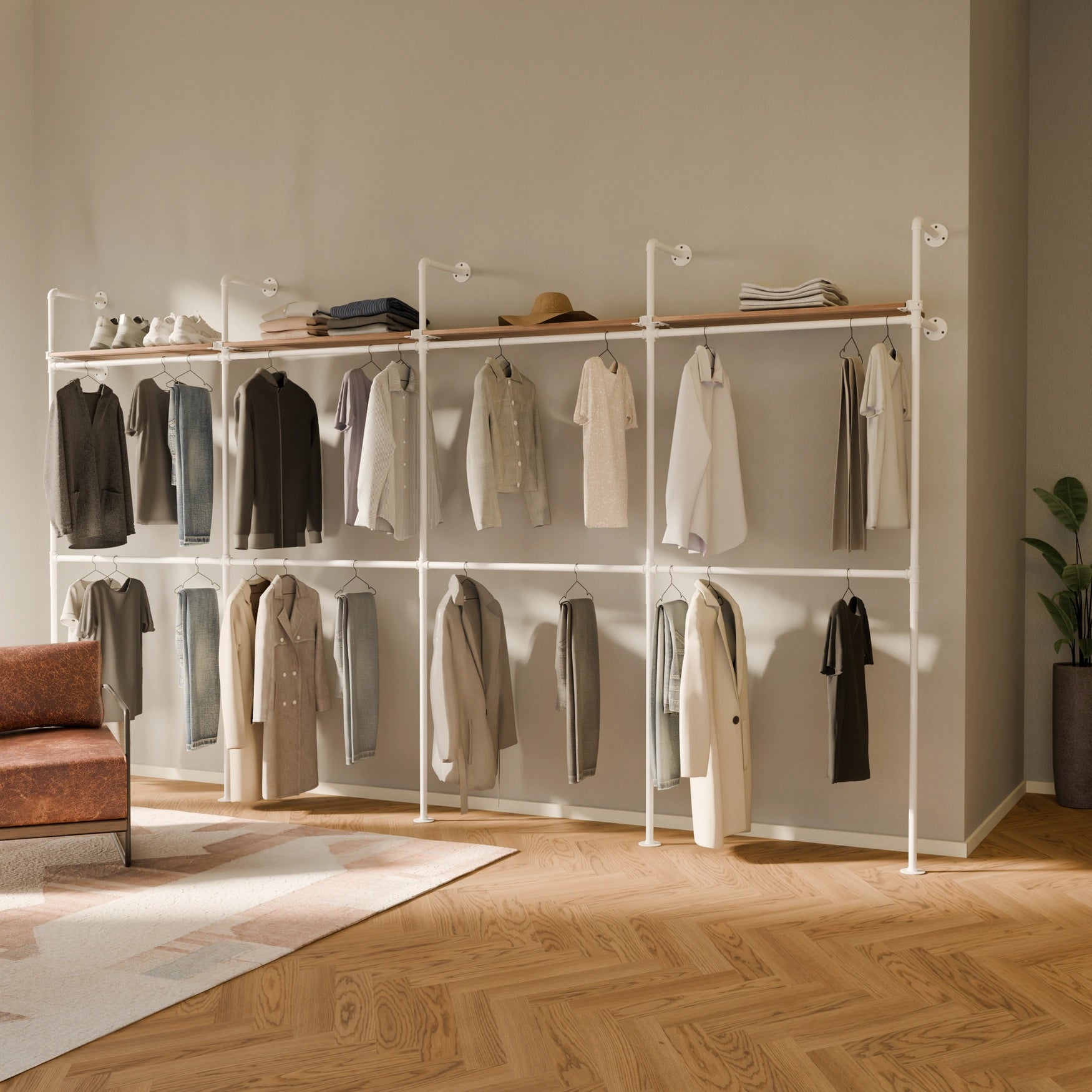 KIM DOUBLE 4 OAK – 4 ripiani